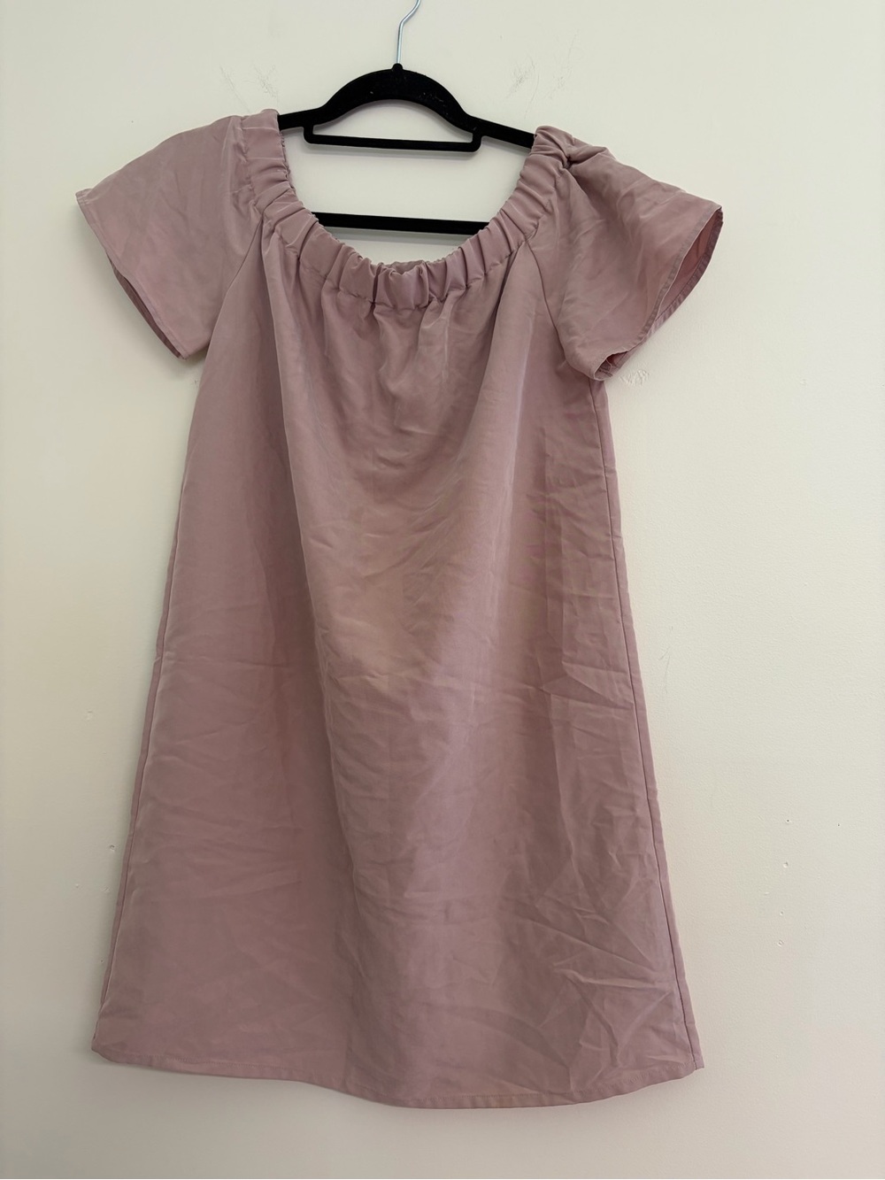 Women’s Beige Off-Shoulder Dress